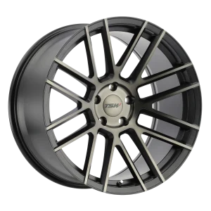TSW Wheels – MOSPORT – Gunmetal – 18″x8.5″ 2mm – All weather Wheels – 1885MSP205114M76